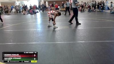 95 lbs Round 2 - Raymere Stewart, Ohio Heros vs Donnie Fowler, Dundee Elementary School