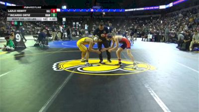 120 lbs Round Of 32 - Lazlo Hewitt, Galileo (SF) vs Ricardo Ortiz, Brawley (SD)