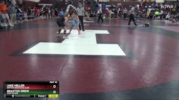 J-18 lbs 1st Place Match - Braxton Drew, Unattached vs Jake Heller, Denver Wrestling Club