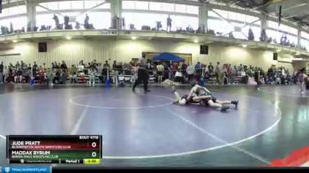 97 lbs Champ. Round 2 - Maddax Byrum, Burris Owls Wrestling Club vs Jude Pratt, Bloomington South Wrestling Club