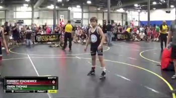 92 lbs Round 4 (6 Team) - Owen Thomas, Steel Valley vs Forrest Stachewicz, Team Gotcha