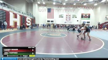 165 lbs Cons. Round 2 - Areli Martinez, Borah vs Cassidy Rehder, Lewiston