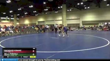 165 lbs Round 2 (10 Team) - Bella Porcelli, Iowa Pin-A-Sarus vs Mackenzie Konanz, MXW Purple