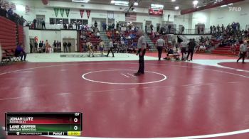 157 lbs Cons. Round 2 - Jonah Lutz, Fulton (H.S.) vs Lane Kieffer, Dubuque Hempstead