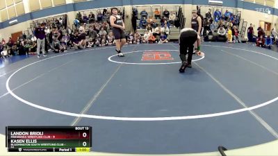 175 lbs Round 4 (10 Team) - Kasen Ellis, Bloomington South Wrestling Club vs Landon Brioli, Mishawaka Wrestling Club