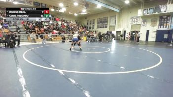 140 lbs Cons. Round 2 - Kayde Preciado, Millikan vs Jasmine Mejia, Paloma Valley