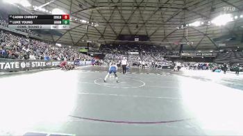 Boys 3A 138 lbs Cons. Round 2 - Caden Christy, Sedro-Woolley vs Luke Young, Gig Harbor