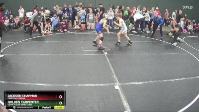 70 lbs 1st Place Match - Jackson Chapman, Cane Bay Cobras vs Holden Carpenter, Legacy Elite Wrestling