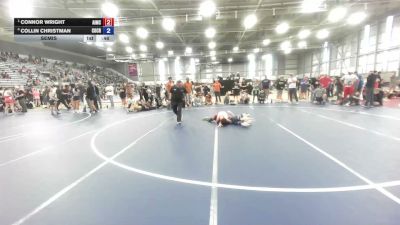 113 lbs Semis - Connor Wright, Askeo International Mat Club vs Collin Christman, Coulee Crushers