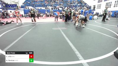 100 lbs Semifinal - Xayden Villa, Dumas Wrestling Club vs Aiden Perdue, Choctaw Ironman Youth Wrestling