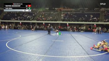 55 lbs Cons. Round 3 - Mayeva Neuendorf, Immortal Athletics WC vs Lux Hall, Dc Elite