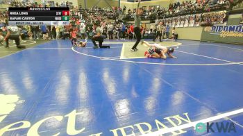 66 lbs Quarterfinal - Rhea Long, Standfast vs Safari Castor, Woodward Youth Wrestling