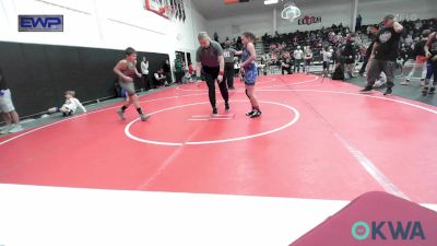 85-90 lbs Semifinal - Jordan Rasberry, Mojo Grappling Academy vs Brantley Allison, Checotah Matcats