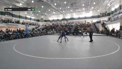 132 lbs Quarters & 1st Wb (16 Team) - Joshua Palmore, Woodland, Cartersville vs J.D. Ginn, Cambridge