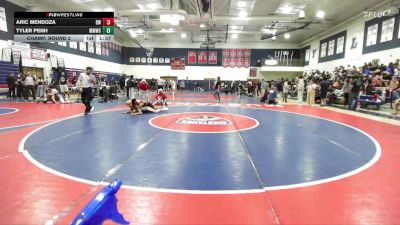 122 lbs Champ. Round 2 - Aric Mendoza, Braveheart WC vs Tyler Penh, Mira Mesa Wrestling Club