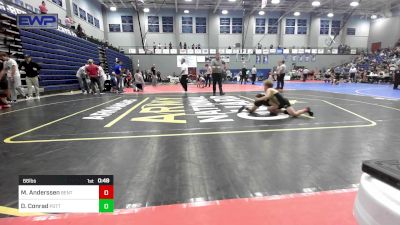 66 lbs Final - Madden Anderssen, Bentonville Wrestling Club vs Drake Conrad, Pottsville Apache Youth Wrestling