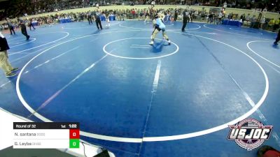 132 lbs Round Of 32 - Nathan Santana, Dodge City vs Gavin Leyba, Division Bell Wrestling