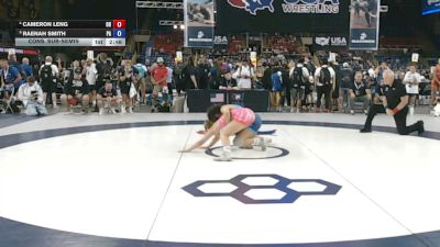 125 lbs Cons. Sub-semis - Cameron Leng, Ohio vs Raenah Smith, Pennsylvania