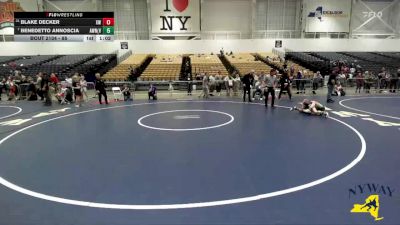 85 lbs 3rd Place Match - Blake Decker, Xtreme Wrestling vs Benedetto Annoscia, Apex Wrestling NYC (Hudson Valley)