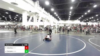 66 lbs Round Of 16 - Tallan Ceballos, Dethrone WC vs Julian Campos, Monster Garage