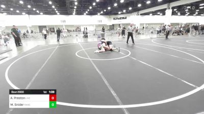 155 lbs Final - Annette Preston, Live Training vs Mary Snider, Rancho Bernardo WC