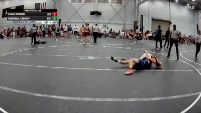 106 lbs Round 2 (6 Team) - Russell Cisney, Palm City Thundercats vs Luka Rados, GPS