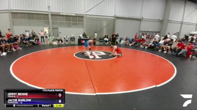 152 lbs Placement Matches (16 Team) - Jimmy Benne, Texas B vs Jacob Barlow, Tennessee