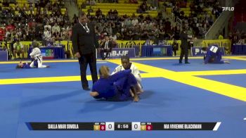 Nia Blackman vs Salla Simola | 2025 World Jiu-Jitsu IBJJF Championship