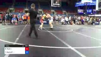 182 lbs Consi Of 16 #1 - Brady Raab, North Carolina vs Thomas Bischoff, Oregon