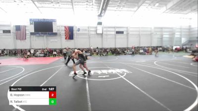 123 lbs Round Of 16 - Broxton Hopson, Grindhouse WC vs Ry Talbot, Atc