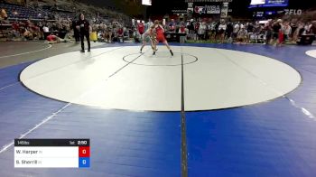 145 lbs Cons 32 #2 - Wesley Harper, Indiana vs Shane Sherrill, Idaho