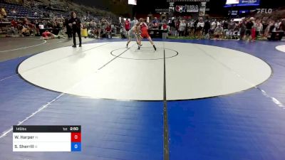 145 lbs Cons 32 #2 - Wesley Harper, Indiana vs Shane Sherrill, Idaho