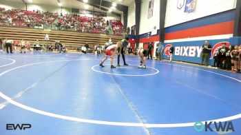 96 lbs Rr Rnd 1 - Isaac Ross, Fort Gibson Youth Wrestling vs Easton Haley, Coweta Tiger Wrestling