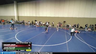 90 lbs Round 3 - Zachary Grow, Champions Wrestling Club vs Jaxon McCune, Gold Rush Wrestling