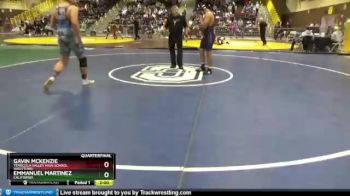 220 lbs Quarterfinal - Gavin Mckenzie, Temecula Valley High School Wrestling vs Emmanuel Martinez, California