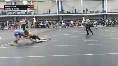 174 lbs Quarterfinal - Nicholas Fea, Unc vs Andrew Christie, Army-West Point