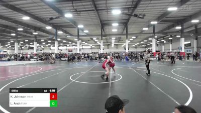 98 lbs Quarterfinal - Kai Johnson, Thorobred WC vs Liliana Arch, Funk Nasty