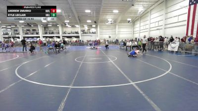 88 lbs Consi Of 16 #2 - Andrew Zmurko, Rutland vs Kyle Leclair, Hollis Brookline
