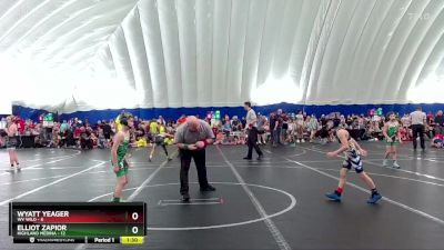 60 lbs Round 4 (8 Team) - Elliot Zapior, Highland Medina vs Wyatt Yeager, WV Wild