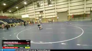 63 lbs Quarters & Wb (16 Team) - Cael Purcell, INWTC vs Jonathan Bexfield, Sanderson Wrestling Academy