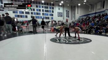 144 lbs Quarterfinal - Carlos Miranda, Williams Field vs Evan Penabella, Del Norte