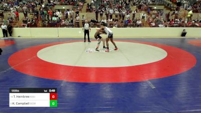 130 lbs Consi Of 8 #1 - Tristan Hembree, Social Circle USA Takedown vs Kingston Campbell, Georgia