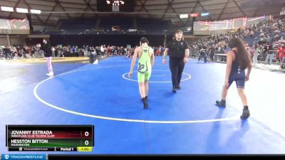 108 lbs Cons. Round 5 - Jovanny Estrada, Wrestling Club Tacoma Slam vs Hesston Bitton, Washington