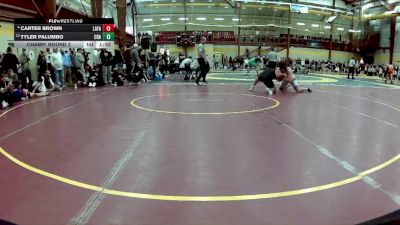 215 lbs Champ. Round 2 - Tyler Palumbo, Christian Brothers Academy vs Carter Brown, Lafayette