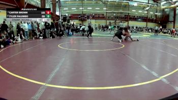 215 lbs Champ. Round 2 - Tyler Palumbo, Christian Brothers Academy vs Carter Brown, Lafayette