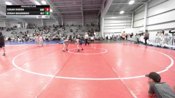 95 lbs Rr Rnd 1 - Logan Rubish, All-American Wrestling Club Red vs Josiah Mazariego, 4M Power
