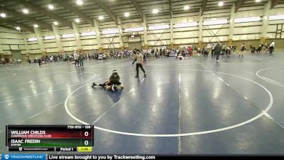 108 lbs Quarterfinal - Isaac Fredin, Empire vs William Childs, Champions Wrestling Club