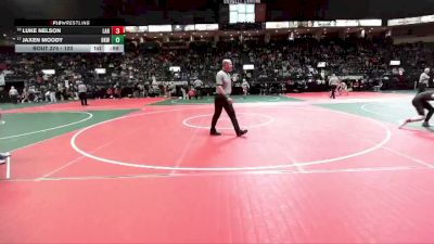 120 lbs Champ. Round 2 - Jaxen Moody, BKW1 vs Luke Nelson, LAN1
