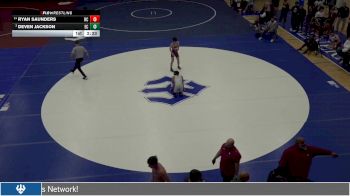 125 lbs Champ. Round 1 - Deven Jackson, Elizabethtown College vs Ryan Saunders, Roanoke College