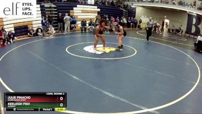 170 lbs. Cons. Round 2 - Keeleigh Fish, Albany vs Julie Pinacho, Hazelwood West